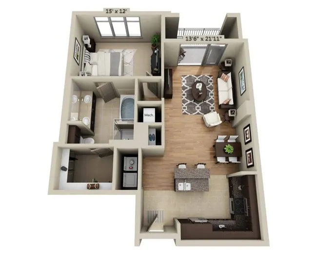Floorplan D floor plan
